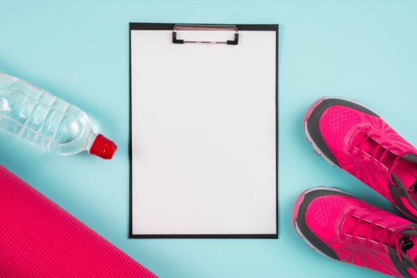 Set Running Goals - blank worksheet ready to fill out with running goals