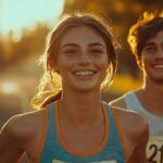 how to start running - two beginner runners together in the early morning