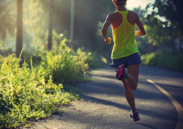 marathon training for outstanding results - A runner training fartlek