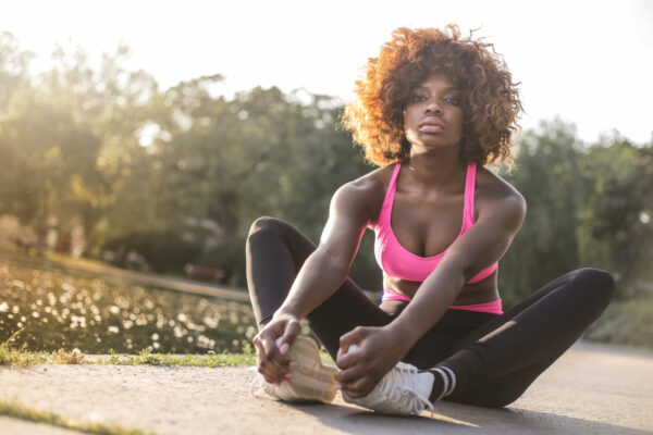 How To Run For Better Fitness woman make stretch-exercises