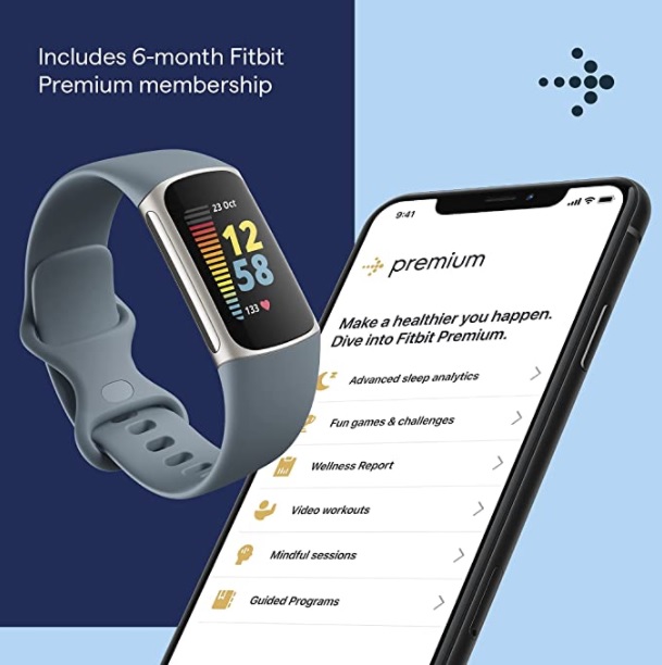 fitbit charge 5 fitness tracker app