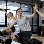 get in shape by cycling indoor