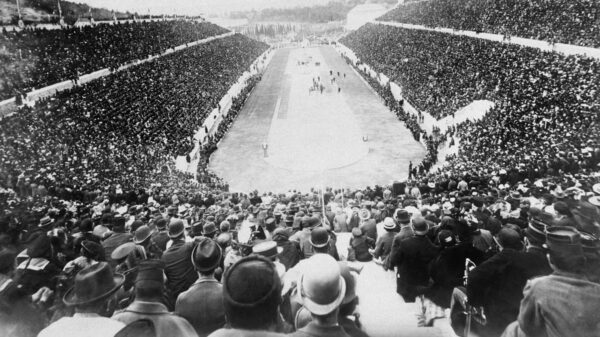 First Olympic marathon in Athens 1896 inspired by the Legend of Marathon Story